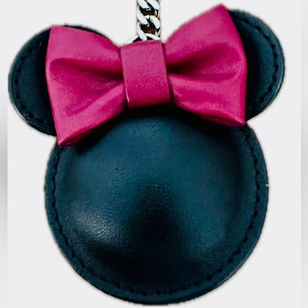 Kate Spade Disney Minnie Mouse Keychain bag Charm w dustbag NWOT